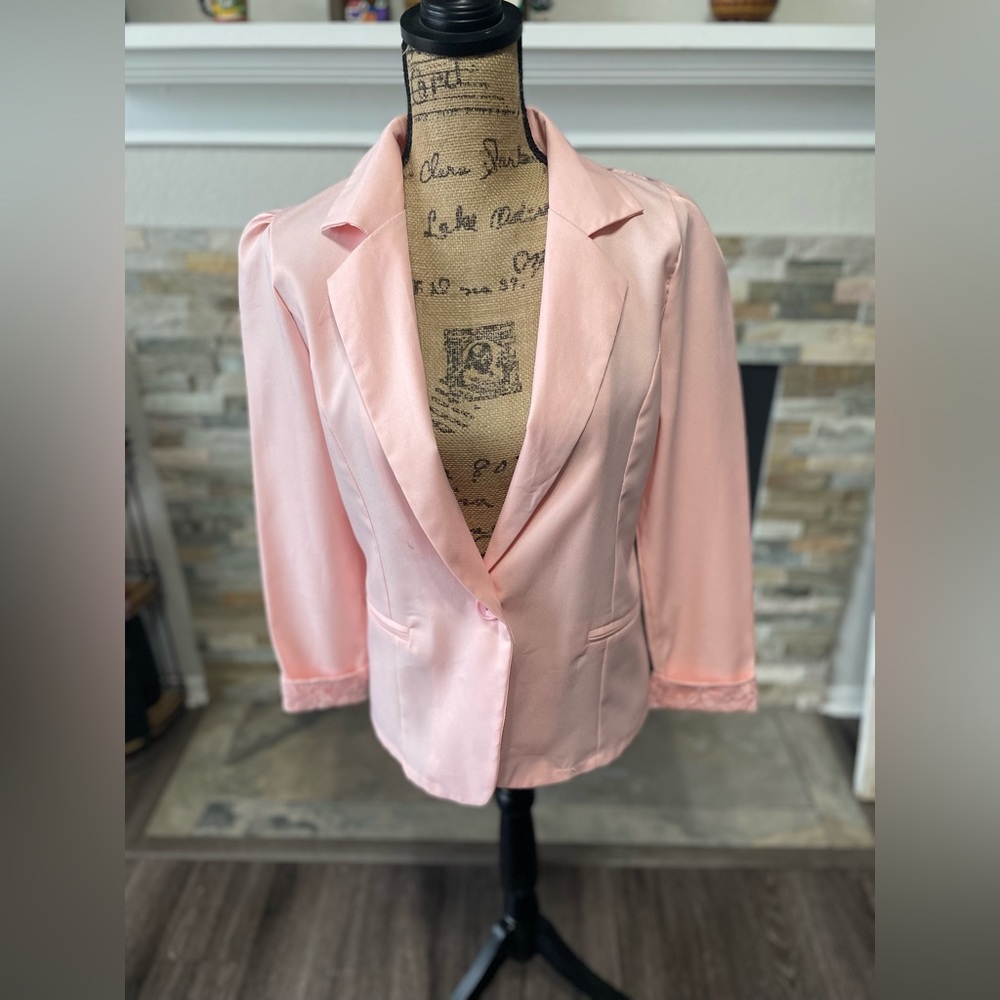Pink blazer